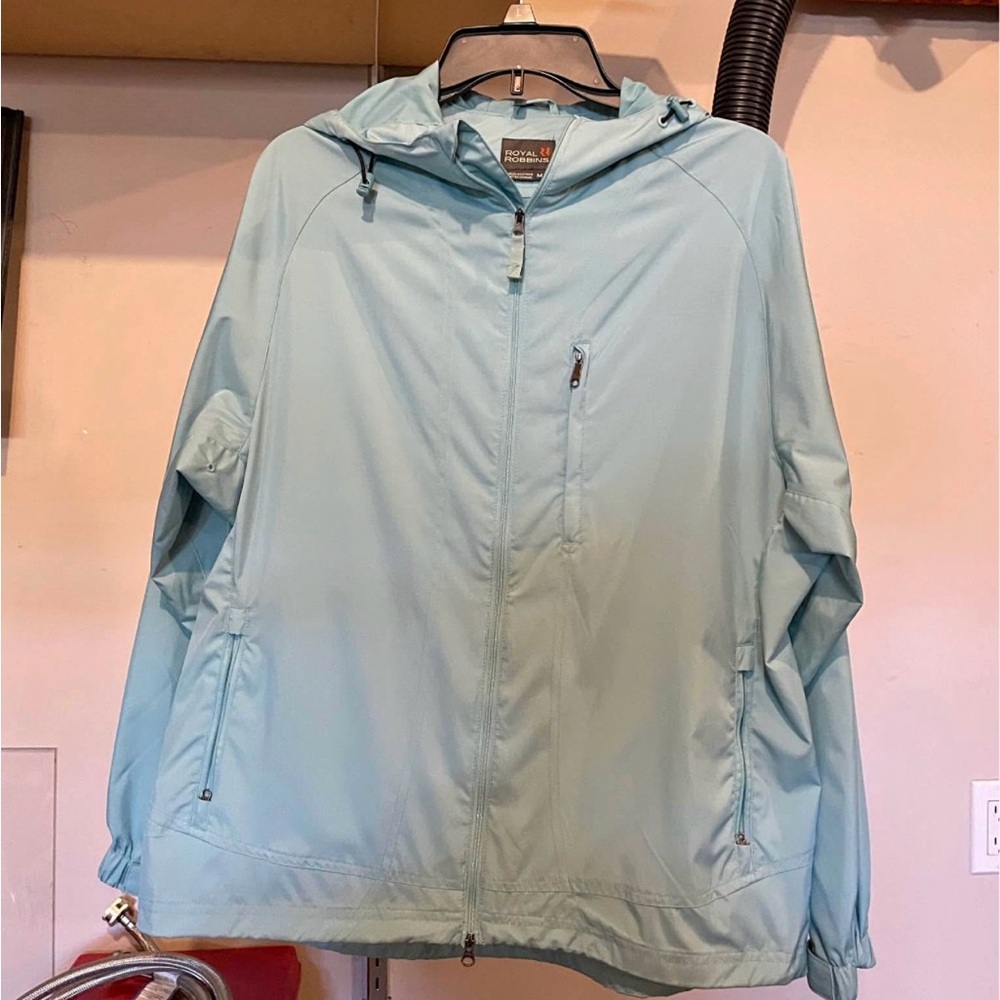 Royal Robbins Light Blue Hooded Jacket